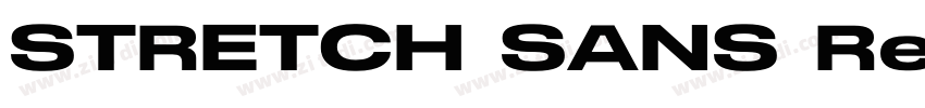 STRETCH SANS Regular字体转换
